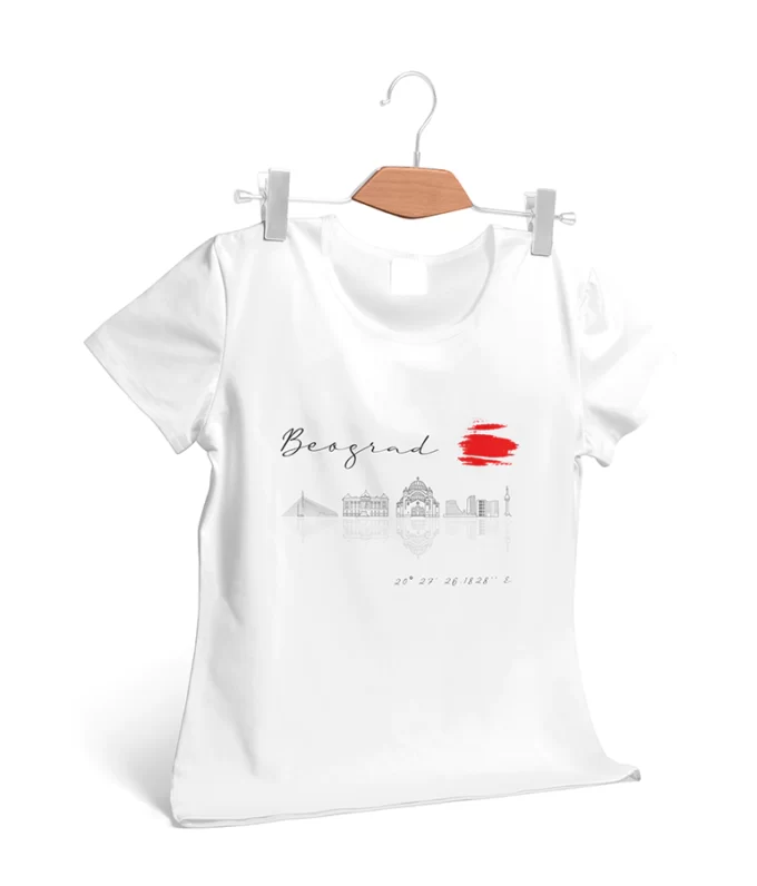 womens t-shirt beograd heart