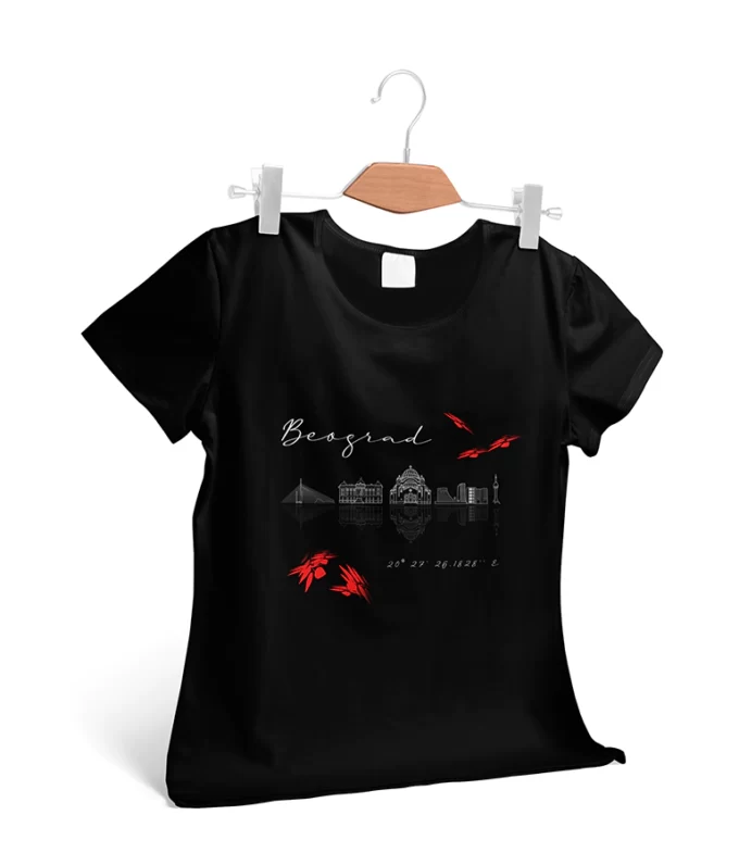 Beograd women t shirt bird